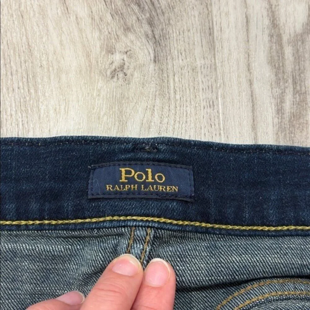 Polo Ralph Lauren Men's Deep Indigo skinny jeans size 36 x 34